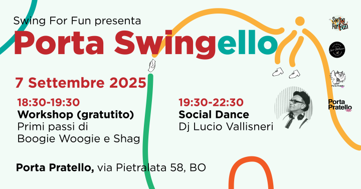 Porta Swingello Vol.3-Workshop primi passi e Social Dance
